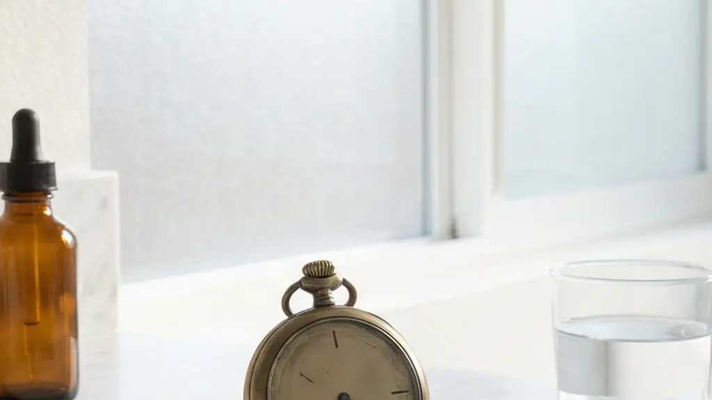 Illustration du temps de rétention optimal pour l'huile CBD sous la langue