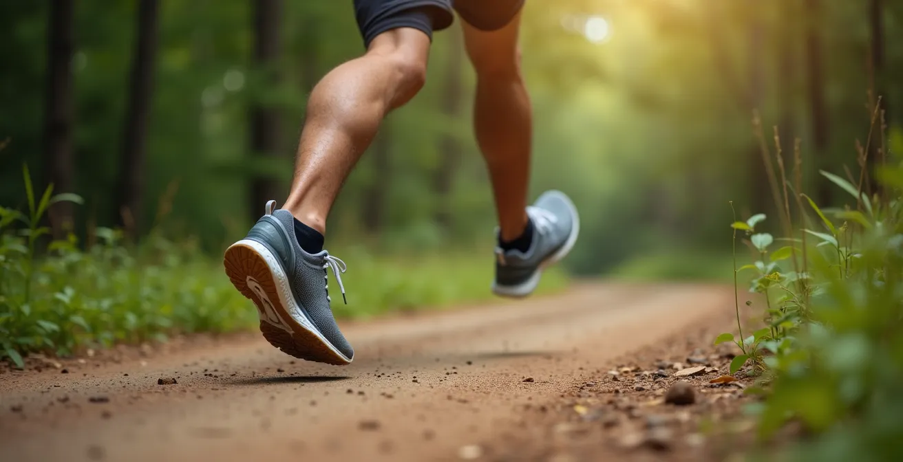 Démonstration de la technique de foulée optimale en course à pied